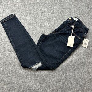 Good American Always Fits Good Legs Skinny Jeans Women's Sz 6 / 12 Dark Wash NWT